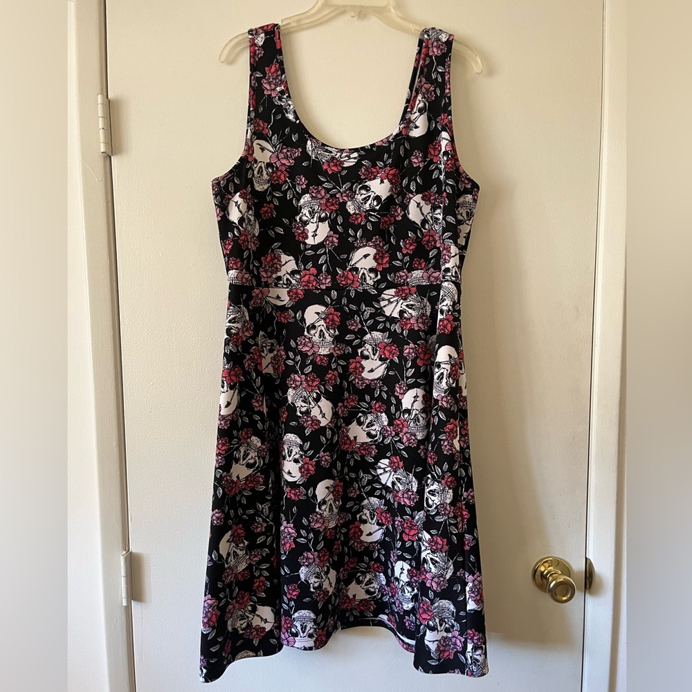 Torrid Skull and Rose Tank Dress